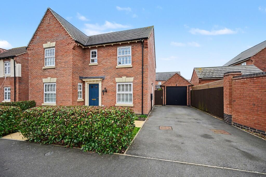 4-bed detached on Angwin Avenue, Houlton, Rugby, £495,000