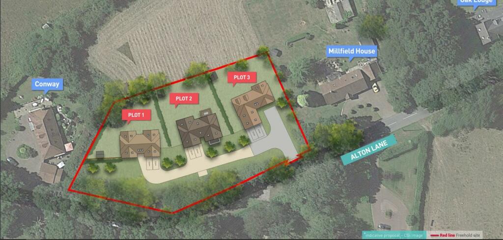 Main image of property: Land Between Conway & Millfield, Alton Lane, Four Marks, Alton, Hampshire, GU34