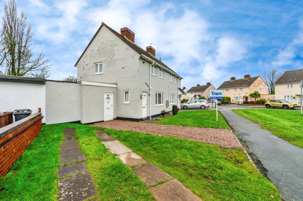 2-bed semi-detached on Wolseley Road, Bilston, WV14, £180,000