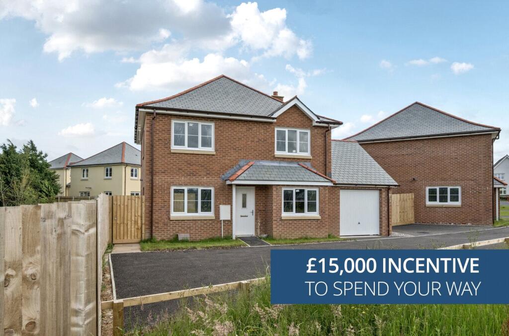 4-bed detached on Abbeyford Vale, Okehampton, Devon, £395,000