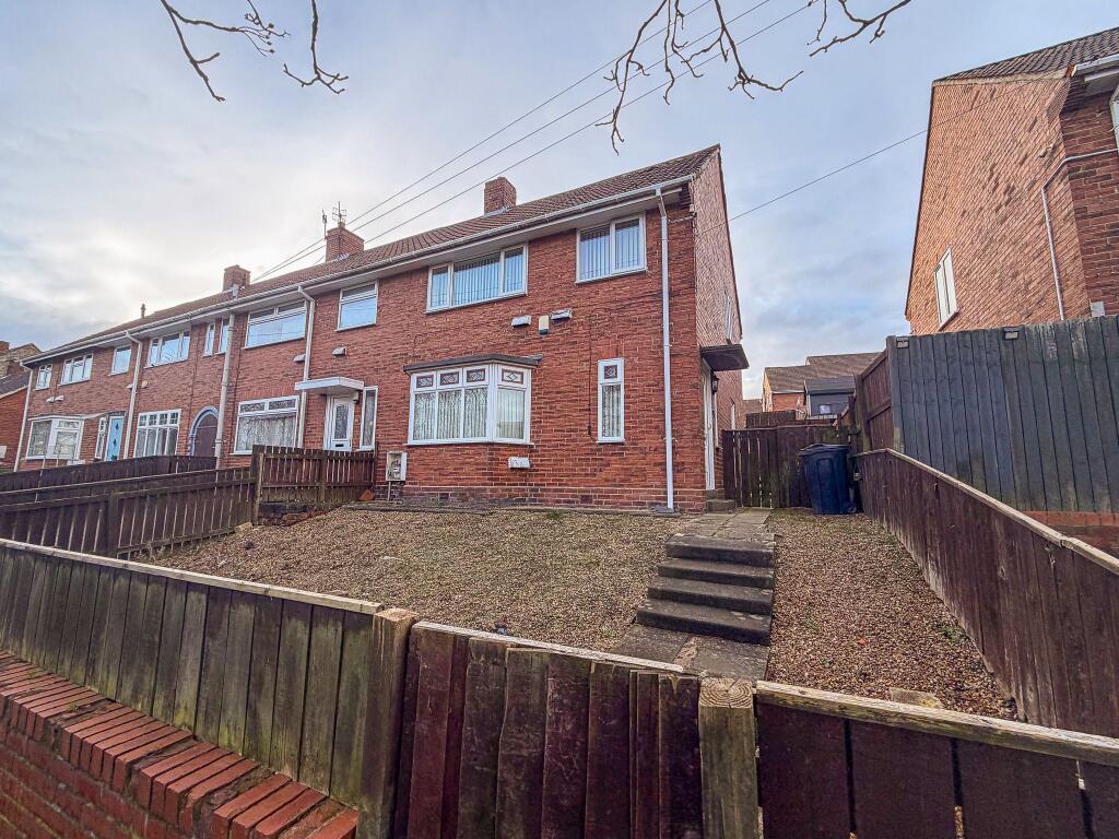 3-bed semi-detached on Chiltern Gardens, Lobley Hill, Gateshead, £175,000