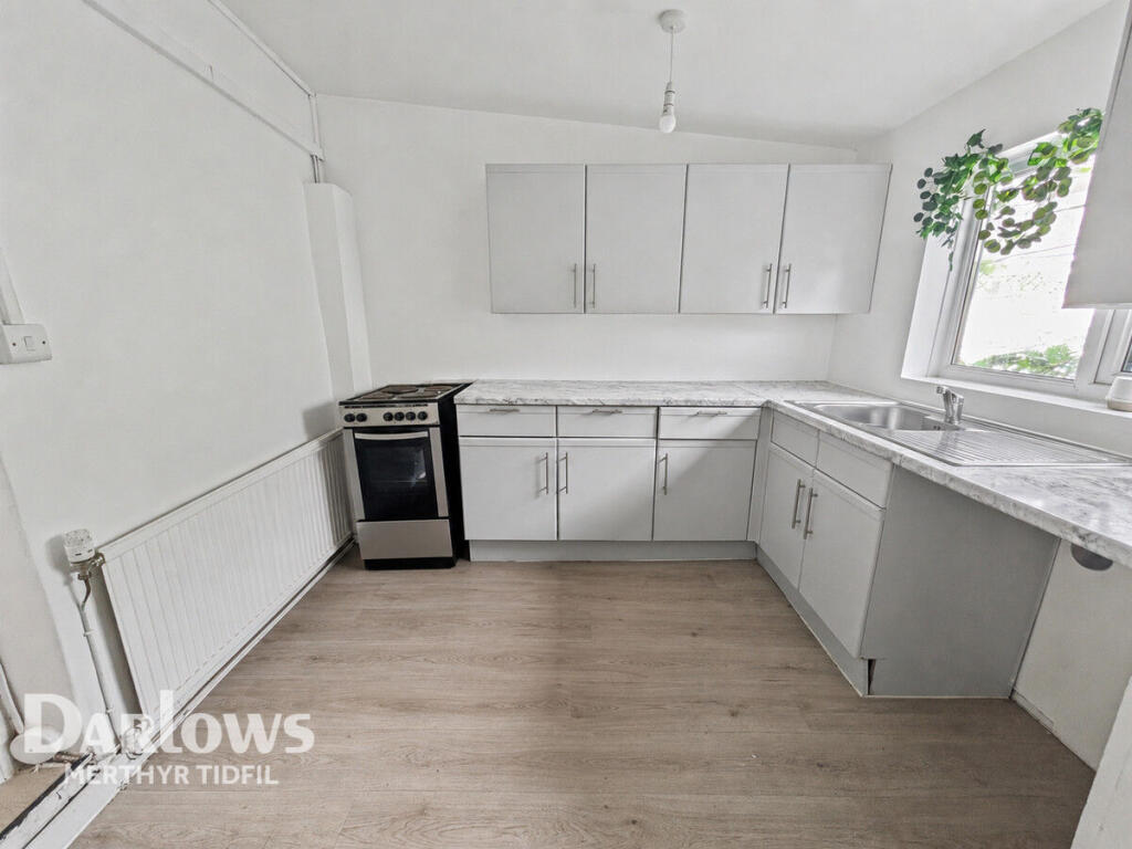 2-bed terraced on Yew Street, Merthyr Tydfil, £100,000