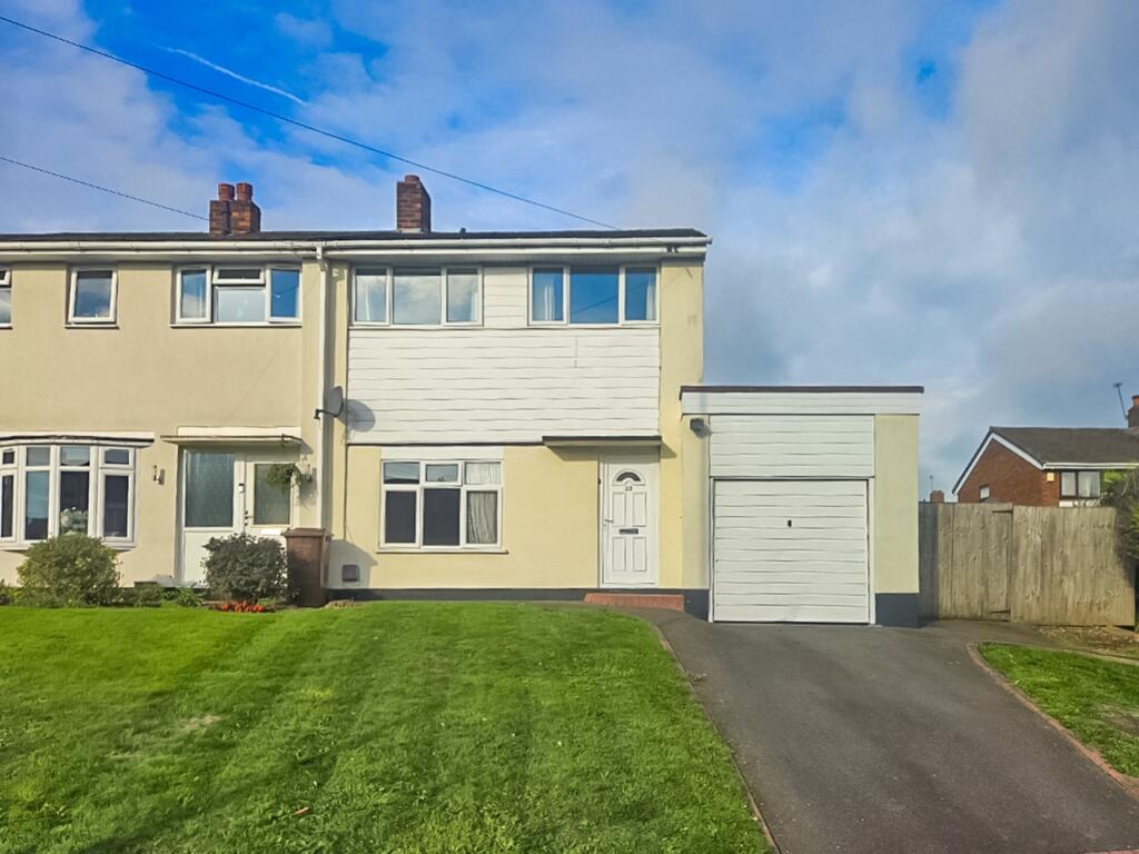 3-bed semi-detached on Fishley Lane, Bloxwich, WS3, £190,000