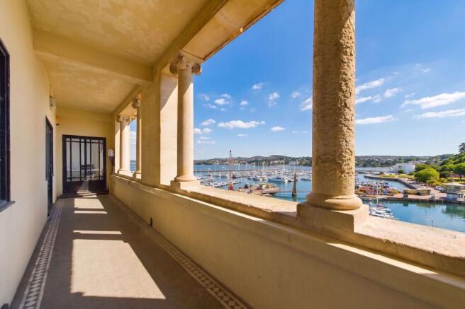 Covered Harbourside Balcony