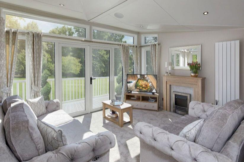 2-bed caravan on Two Bed Willerby Vogue Classique, Maes Mynan Park, Denbigh Road, Afonwen, Flintshire, CH7 5UB, £108,700