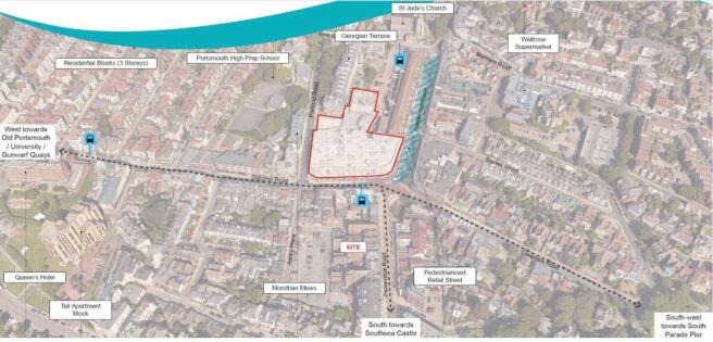 PHOTO  Handleys Corner 4446 Palmerston Road Southsea  aerial shot.JPG