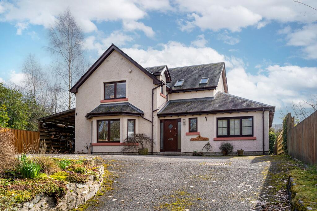 4-bed detached on Kenmore Road, Aberfeldy, Perth and Kinross, £410,000