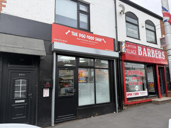 Commercial unit with self contained flat above
