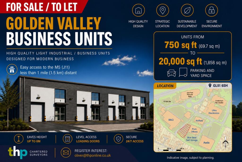 Main image of property: Golden Valley Business Units, Hatherley Lane, Cheltenham