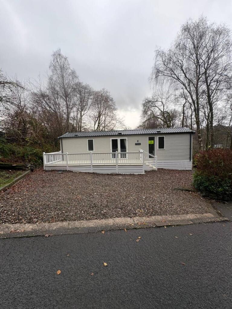 2-bed caravan on A85 20 Shilling Wood, Comrie, PH6 2JY, £59,995