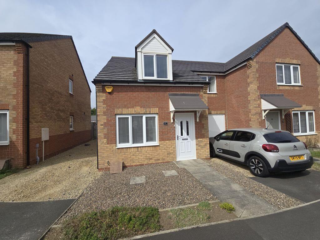3-bed semi-detached on Albatross Way, Windmill Park, Ashington, £180,000