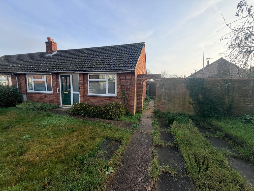 2-bed semi-detached on 2 Miller Way, Brampton, Huntingdon PE28 4RR, £135,000