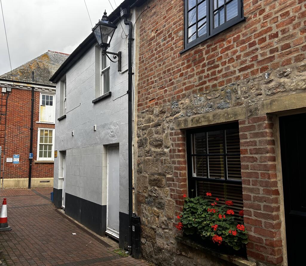 Rear doors to shops