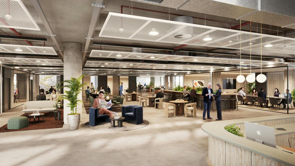 3rd floor - example reception CGI