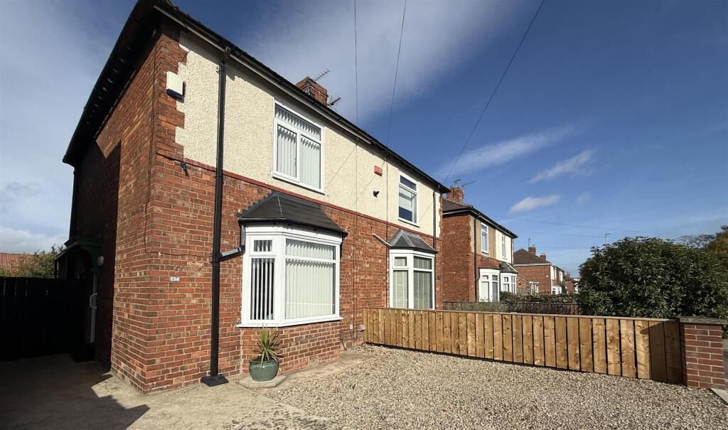2-bed semi-detached on Stockton Road, Darlington, £150,000