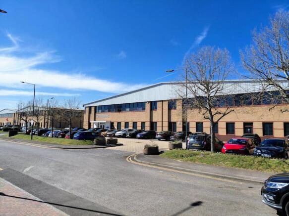 Unit 5 Alpha Way, Egham, external front of wareh