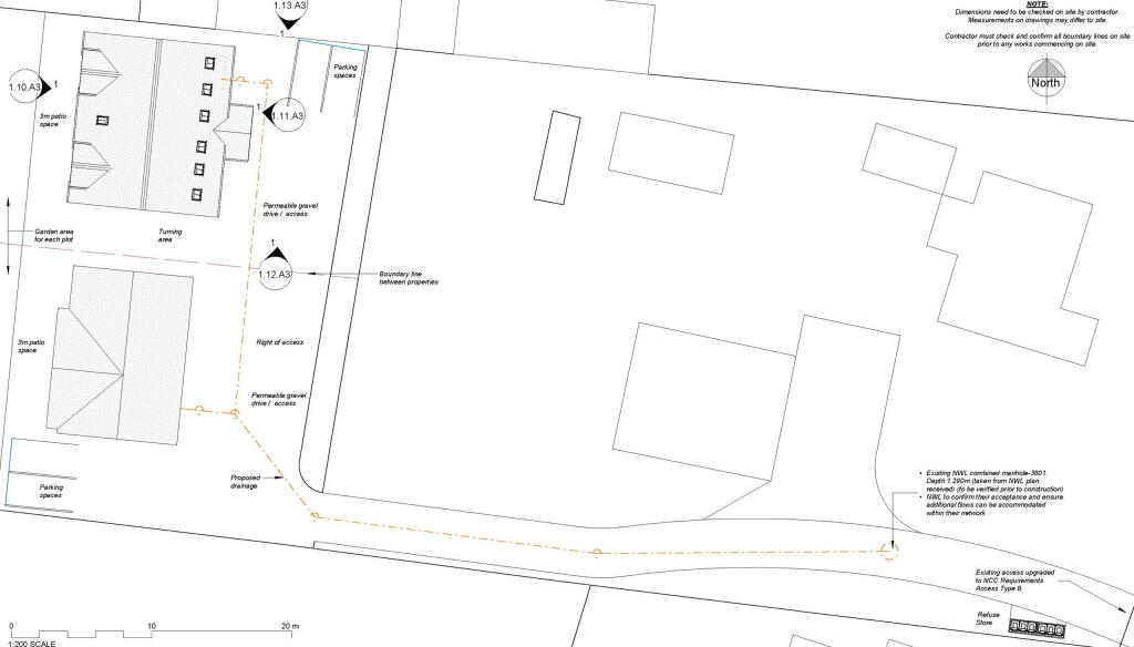 Two building plots for sale on, Park Road, Swarland, Northumberland. - View 3