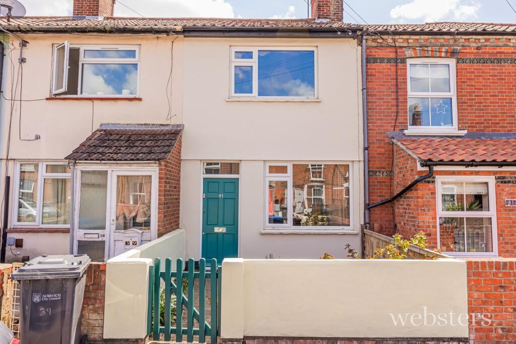 2-bed terraced on Albany Road, Norwich, NR3, £240,000