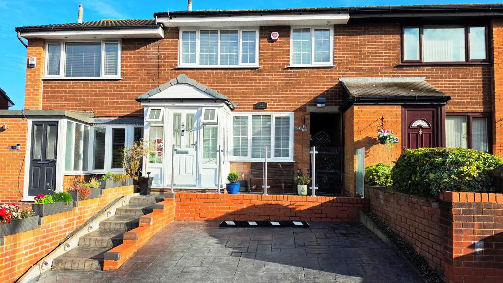 3-bed terraced on Sutton Drive, Droylsden, £250,000