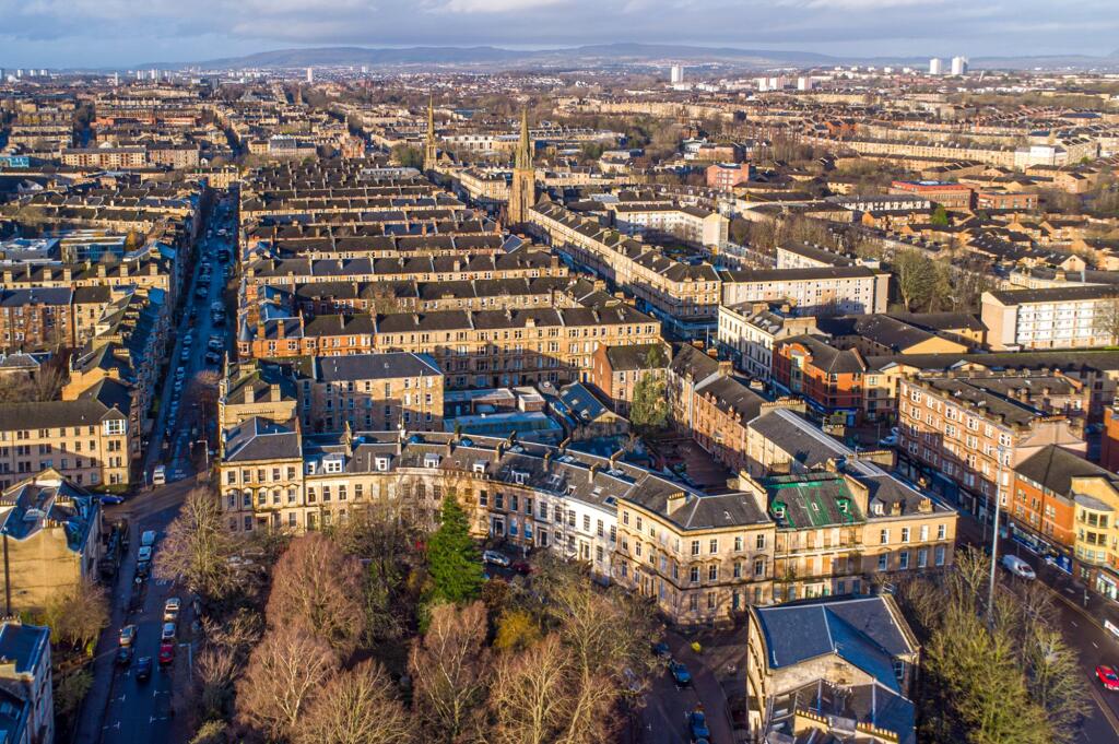 2-bed flat on Queens Crescent, Woodlands, Glasgow, £410,000