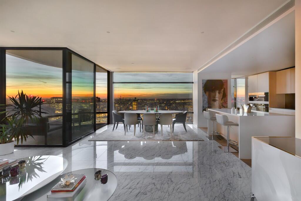 4-bed flat on Principal Tower, Shoreditch, EC2A, £4,000,000