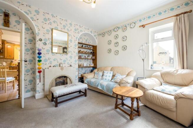 Living room in existing bungalow