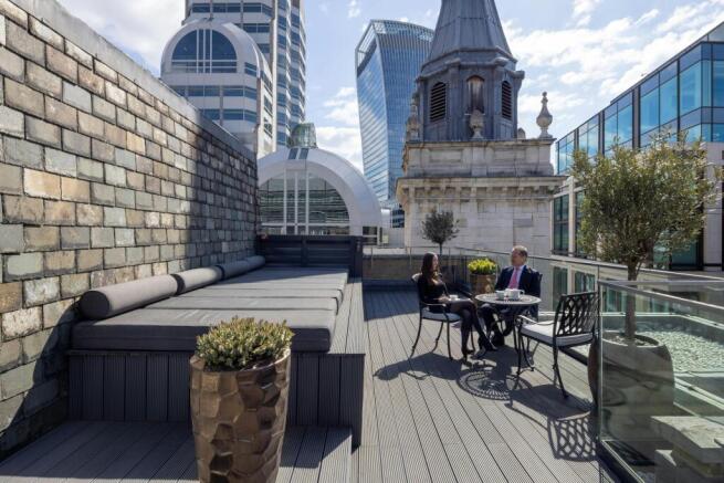 60 Lombard Street - roof terrace
