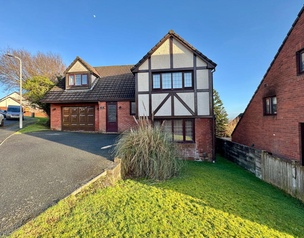 5-bed detached on 3 Meadowlands, Woolwell, Plymouth, £515,000