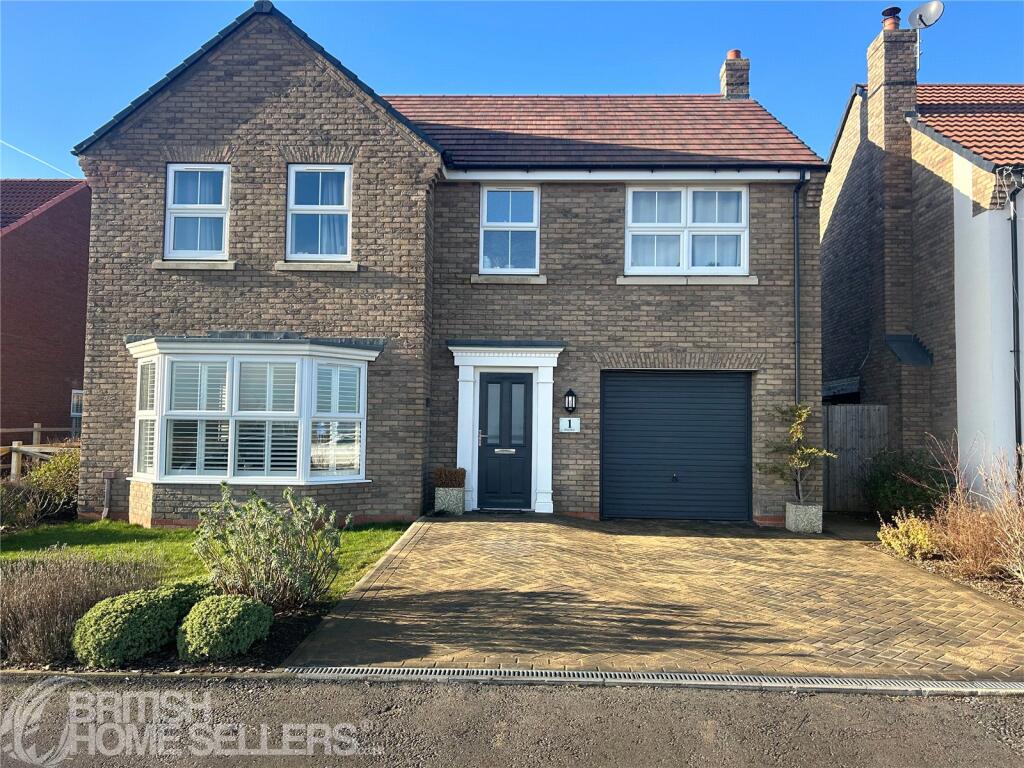 4-bed detached on Ward Way, Beverley, East Riding of Yorkshi, HU17, £460,000