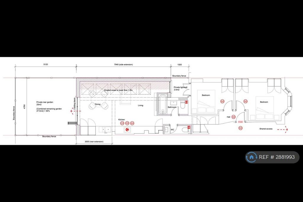 2 bedroom flat for rent