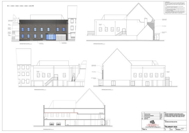 8. Proposed Elevation and Section WPD4525 A23 C_pa