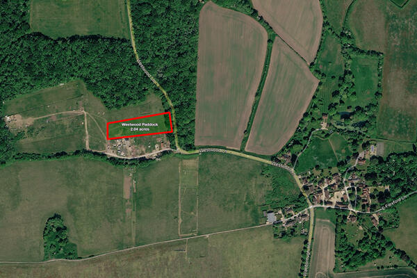 Land for sale near Normandy, Guildford, Surrey.