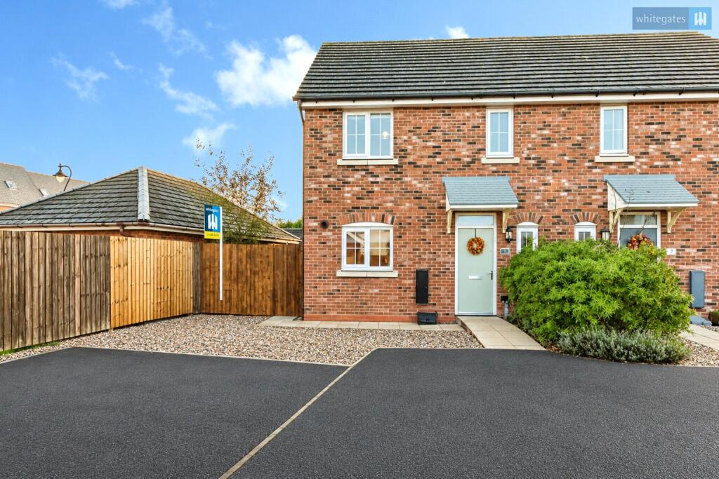 3-bed semi-detached on Abbey Park Way, Weston, Crewe, Cheshire, CW2, £250,000