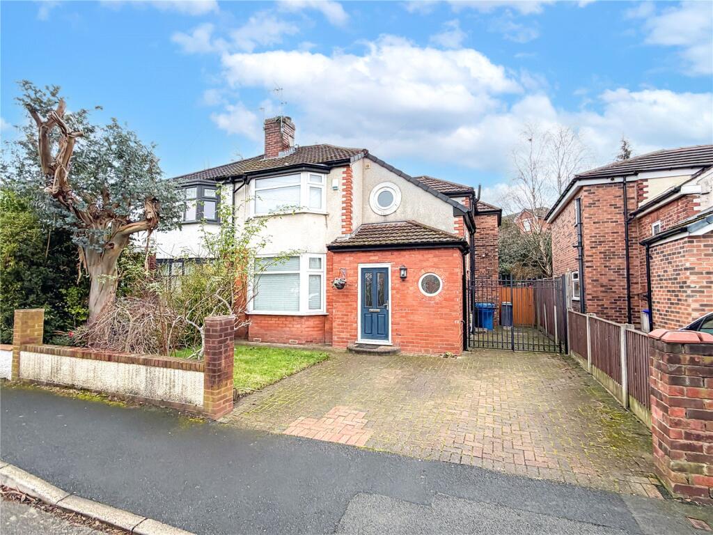 4-bed semi-detached on Kingsfield Drive, Didsbury, M20, £640,000