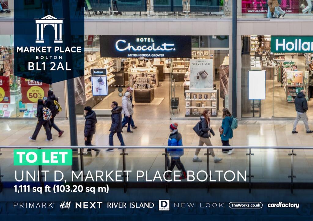 Main image of property: Unit D, Market Place, Bolton, BL1 2AL