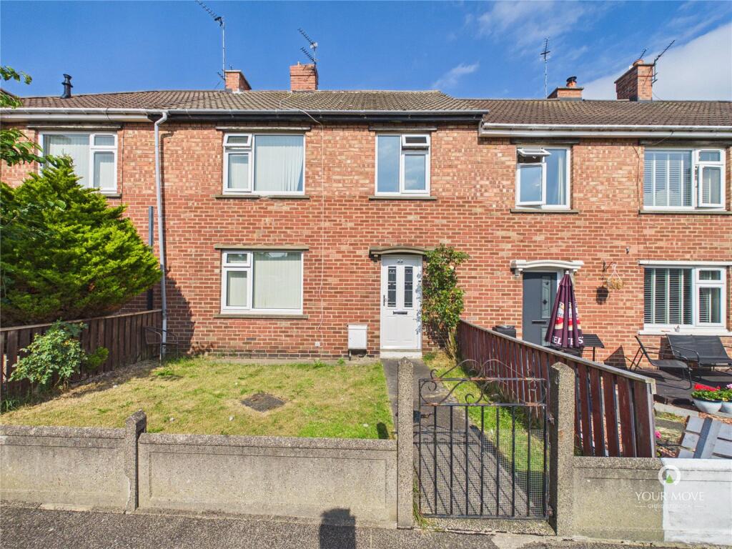 3-bed terraced on Chiltern Avenue, Chester Le Street, Durham, DH2, £125,000