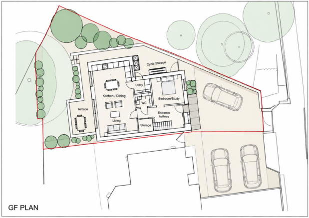Land at the Side of, 95 Lansdown Lane Bath, BA1 4N
