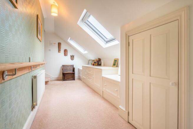 Large landing with Velux