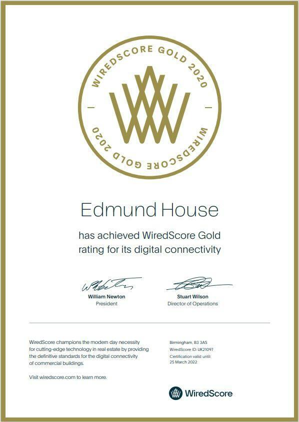 15 Edmund House Newhall Street WiredScore Certificate.JPG