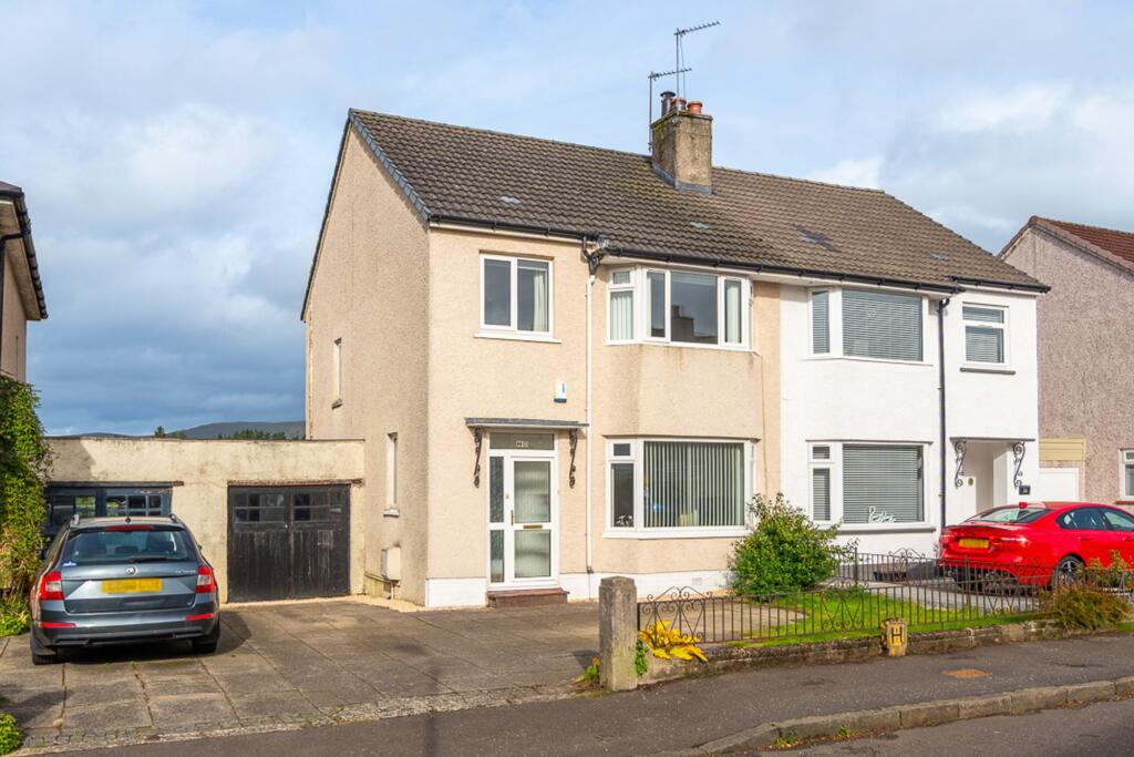 3-bed semi-detached on Kelvin Drive, Kirkintilloch, G66, £235,000