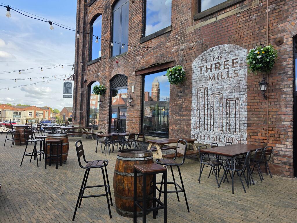 The Three Mills Pub, The Cotton Works
