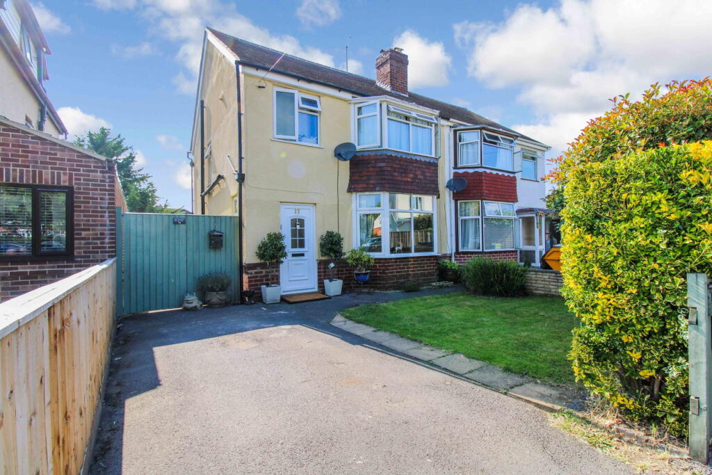 3-bed semi-detached on Glebe Road, Prestbury, Cheltenham, GL52 3DG, £380,000