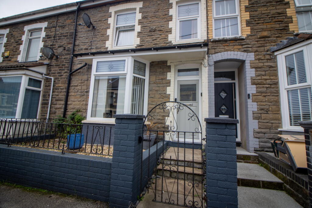 3-bed terraced on South Street, Bargoed, CF81 8SU, £180,000