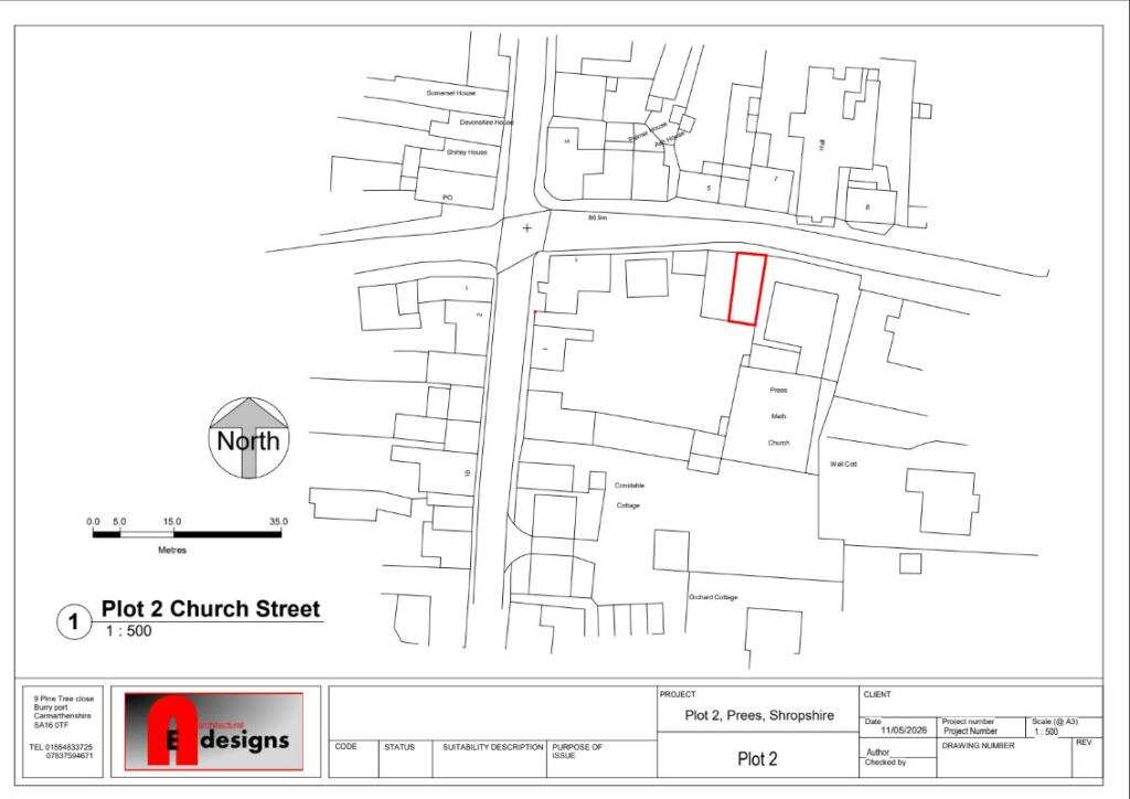 Plot 2 Church Street, Prees, Whitchurch, Shropshire, SY13 2DQ - View 4