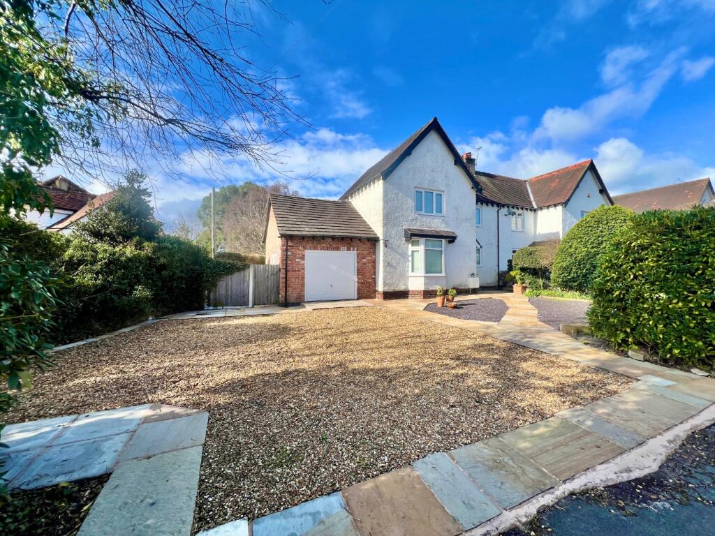 3-bed semi-detached on Hepley Road, Poynton, Stockport, Cheshire, SK12 1RX, £585,000