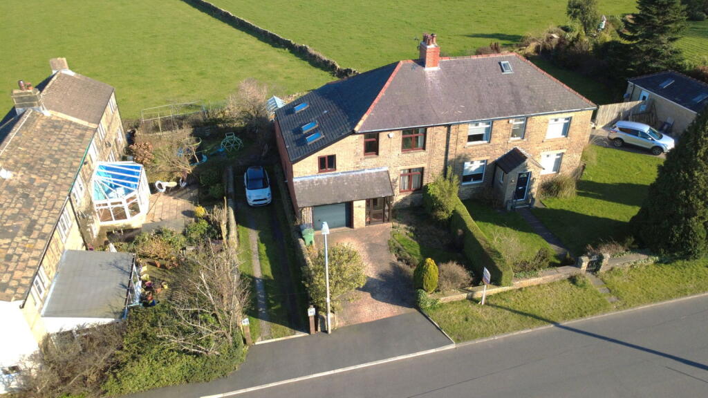 4-bed semi-detached on Heator Lane, Upper Cumberworth, Huddersfield, £375,000
