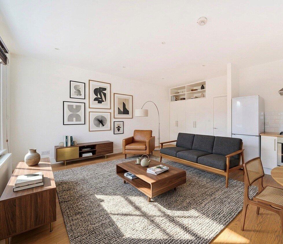 2-bed flat on King Street, Hammersmith, London, W6, £500,000