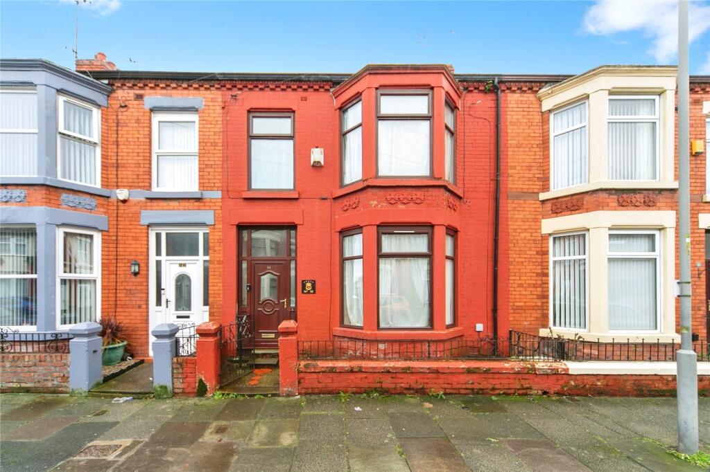 4-bed terraced on Ashdale Road, Walton, Liverpool, L9, £160,000