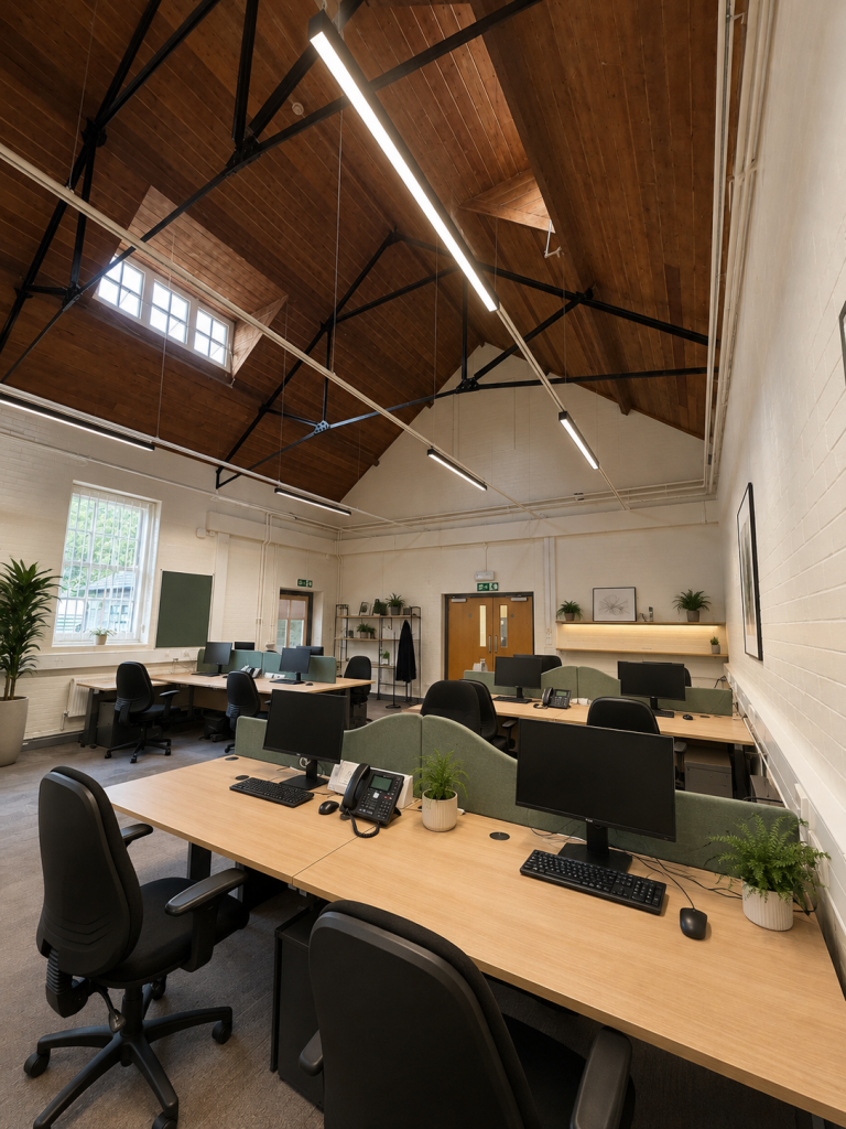 Open-plan office- AI visualisation