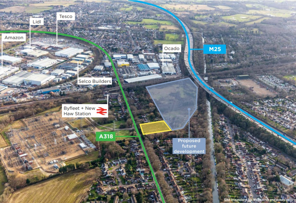 Main image of property: Land At Byfleet Road, New Haw, Surrey, KT15 3LA